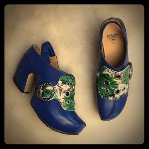 John Fluevog Prepares Buzz Platform Slingback